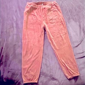Velour joggers
